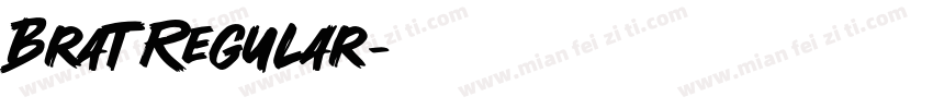 Brat Regular字体转换